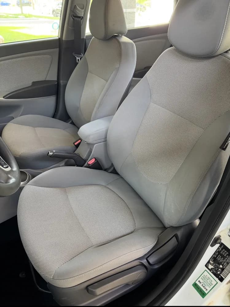 Light interior before and after cleaning result